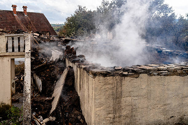 Professional Fire Damage Removal technician working in Glenelg, MD